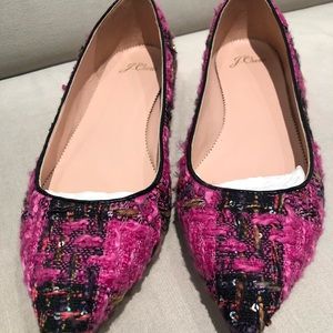 Jcrew Tweed Flats